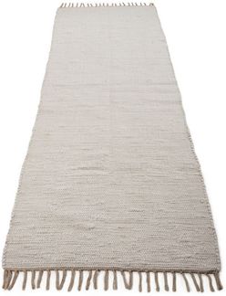 carpetfine Teppich Kelim Chindi uni, auch als Läufer, rechteckig, Höhe: 5 mm, Wendeteppich, reine Baumwolle, handgewebt, Uni-Farben, mit Fransen