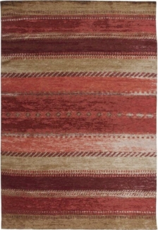 Teppich Blaze 200 Multi / Rot 75cm x 150cm | Jacquard-Teppich | Flachflor