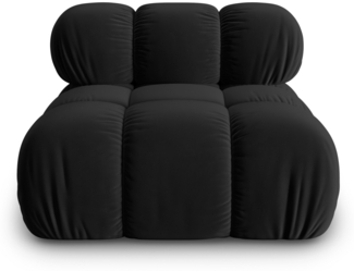 Micadoni Armloses Modul Bellis Samt Bluvel Schwarz