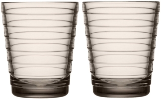 Iittala Aino Aalto Glas - 22 cl - Leinen - 2 Stück 1051122