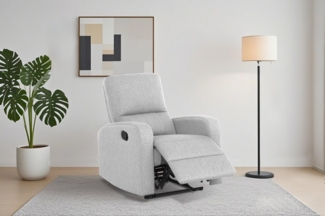 Home affaire Relaxsessel TOURNAY, TV-Sessel mit Recliner - und Liegefunktion, Webstoff, Ruhesessel mit Beinablage, Liegefläche ideal verstellbar 105°-135°