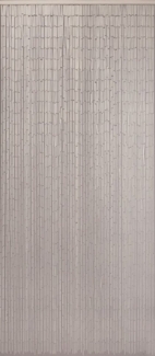 CONACORD Türvorhang Decona Dekovorhang weiß, Hakenaufhängung, halbtransparent, 90 x 200 cm, Bambus - blickdicht dank hoher Stranganzahl