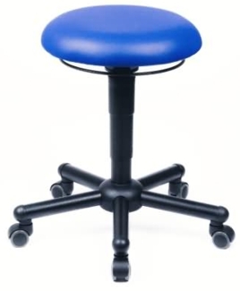 meychair meychair Hocker XXL 10023 A19-TR-KL-XXL Rollen blau