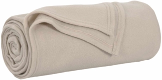 vidaXL Überwurfdecke Beige 200x150 cm Fleece 42017006