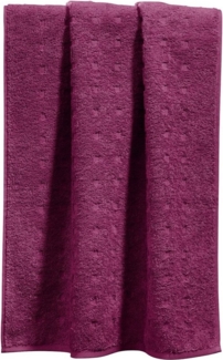 Möve Handtuch Handtuch "Quadretti", Frottier (1-St), Walk-Frottier Uni