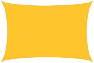 vidaXL Sonnensegel 160 g/m² Gelb 3x4,5 m HDPE 311568