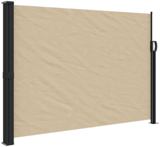 vidaXL Seitenmarkise Ausziehbar Beige 140x500 cm 4004420