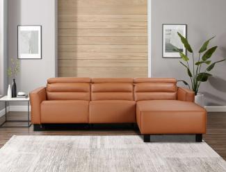 Places of Style Ecksofa Carpari, L-Form, 263 cm, mit manueller o. elektrischer Relaxfunktion, und USB/ Kopfteilverstellg