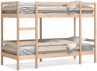 vidaXL Etagenbett 75x190 cm Massivholz Kiefer 3284224