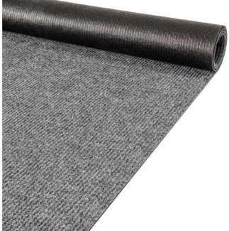 ANRO Läufer, Eckig, Höhe: 3 mm, Textil gerippt gehärtete Streifen stark Belastbar