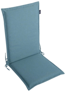 LILENO HOME Hochlehnerauflage Gartenstuhl Auflage, bequeme Sitzauflage für Gartenmöbel, Stuhlkissen, (1 St, 1er Set), Polsterauflage Aqua, Sitzpolster für Klappstühle
