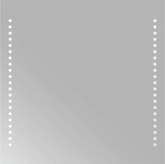 vidaXL LED-Badspiegel 40x40 cm 151719