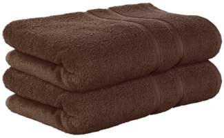 StickandShine Duschtuch 2er Set Premium Frottee Duschtuch 70x140 cm Baumwolle Frottee, 100% Baumwolle 500GSM Frottee