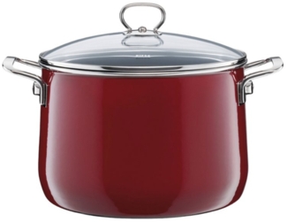 Riess Riess hoher Topf mit Deckel 24cm Rosso R0705008
