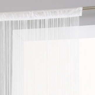 Home-trends24. de Fadenvorhang Türvorhang Fadenvorhang Vorhang Türvorhang Gardine Insektenschutz, Stangendurchzug, halbtransparent