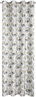 Vorhang MELISA gelb 140x250 Ösen