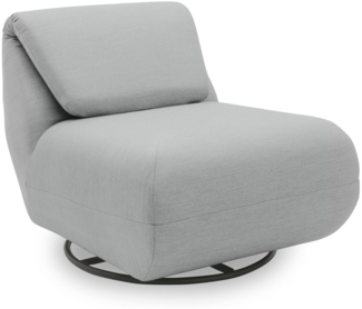 Gartenlounge Relaxsessel 1 Branwen 68x67x88 mit Outdoorbezug in silber