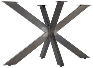 SO-TECH® Tischgestell SPIDER Schwerlast Tischbeine Tischfüße, einfache Montage, für Esstisch, used look, H 710 x B 680 x L 1200 mm