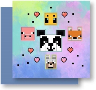 Minecraft Kopfkissen Velours Kissen Ideal für Reisende oder Zuhause!