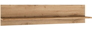 KOCHSTATION Wandboard KS-Milan, Regal in natürlichen Wotaneiche-Dekor, praktische Ablagefläche