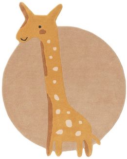 benuta Kinderteppich Savannah, rund, Höhe: 11 mm, Kunstfaser, Berber, Ethno-Style, Wohnzimmer