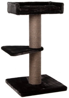 Canadian Cat Company Kratzbaum Barnie, grau, Kratzbaum mit extra dickem Plüsch