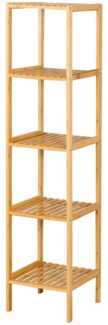 Kubus Badregal Bambus-Standregal Bamboo, Praktische Eleganz für Ihr Zuhause, Erhältlich in drei verschiedenen Größen