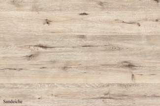 Esszimmertisch Elia 8 160 x 90 x 75 Esstisch Schwarzstahl/Sandeiche 13314-160