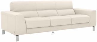 CALIA ITALIA 3-Sitzer Simon, toller Sitzkomfort, italienisches Designsofa, in zwei Lederqualitäten