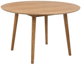 ebuy24 Esstisch Esstisch Naya Ø 120 cm massivholz Eiche und Eichen (1-St)