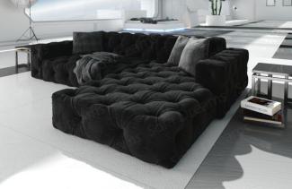 Sofa Dreams Ecksofa Polster Design Sofa Samtstoff Menorca L Form kurz Stoffsofa, Loungesofa