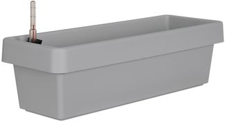 Geli Bewässerungsblumenkasten Viva Kunststoff betongrau 60 cm