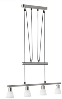 Home4Living Pendelleuchte Pendelleuchte Pendellampe 4xG9 LED Hängelampe 12W Leuchte, Leuchtmittel fest verbaut, Dimmfunktion