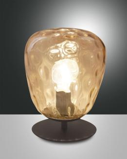 FABAS LUCE No. 3518-30-125 Tischleuchte Gisella E27 1-flammig amber