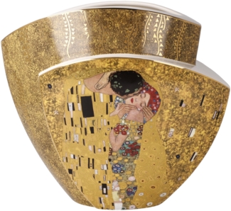 Goebel Tischvase Gustav Klimt - Der Kuss / Adele Bloch Bauer (1 St), Vase aus Porzellan, Höhe ca. 20 cm