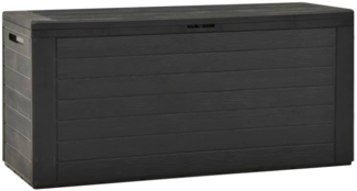 vidaXL Gartenbox Anthrazit 116x44x55 cm 49445