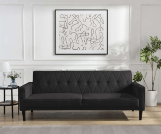 Dorel Home 3-Sitzer Avon, Schlafsofa 213cm, Bettfunktion (110/190cm), trendiger Cord o. Webstoff
