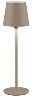 SellTec LED Tischleuchte LED Flaschenleuchte Tischlampe, dimmbar per Touch, Memoryfunktion, Flaschenverschluss, magnetisches Kugelgelenk, 1xLED-Board/2,50W/3000K, Flaschenverschluss Touchdimmer Akku USB aufladbar