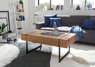 Couchtisch >PAPHOS< (BxHxT: 110 x 45 x 60 cm) in holzfarben - 110 x 45 x 60 (BxHxT)