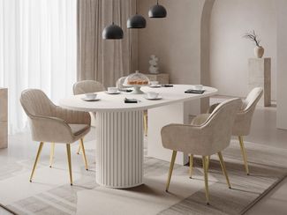 MIRJAN24 Esstisch Wotkon, 185x90x75 cm