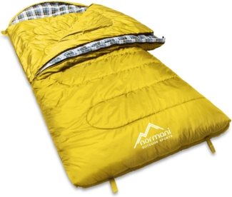 normani Deckenschlafsack 4-in-1 Schlafsack Antarctica, Extrem 4-Jahreszeiten Outdoor-Schlafsack mit Inlett [+27°C bis -40°C]