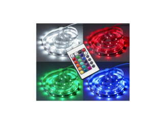 LED STREIFEN 2 0 METER 30 LED/METER RGB MIT FERNBEDIENUNG