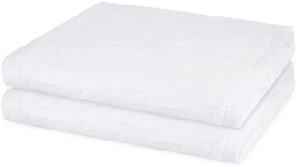 Ross Premium 2 tlg. Frottier-Set - 2 X Duschtuch (70 X 140cm) - 500 - Weiß