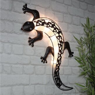HI LED-Solar-Außenwandleuchte Gecko 435248