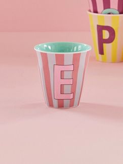 rice Becher Rice Melamin Becher Medium Buchstaben Mädchen, 1-tlg, Melamin