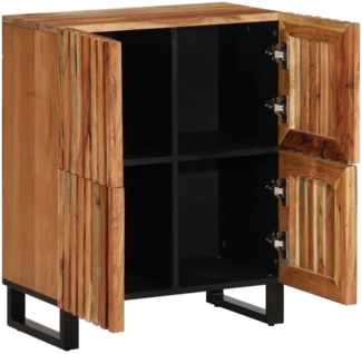 vidaXL Sideboard 60x34x75 cm Massivholz Akazie 377565
