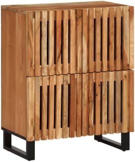 vidaXL Sideboard 60x34x75 cm Massivholz Akazie 377565
