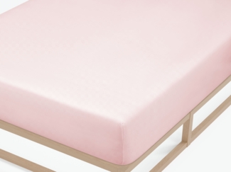 biberna Feinjersey-Spannbetttuch 0077144, rose, 1 x 180 x 200 cm - 200x200 cm