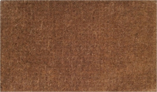 Entryways Handgewebte Kokos Fußmmatte 60cm x 40cm Braun 0995