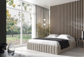 yourhouse24 Polsterbett Borneo Doppelbett Bettgestell Lattenrost